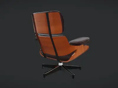 Luxury lounge chair 3D model