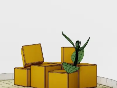 Mango Parfait 3D model