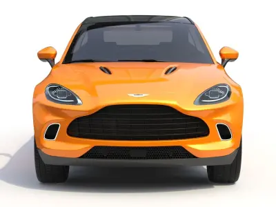Aston Martin DBX Golden Saffron 3D model