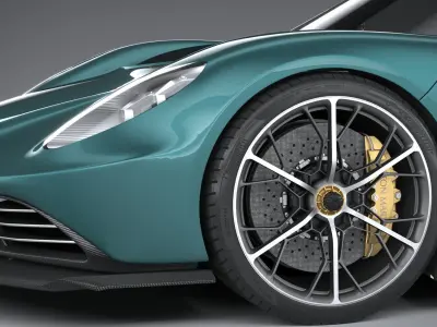 Aston Martin Valhalla 2022 3D model