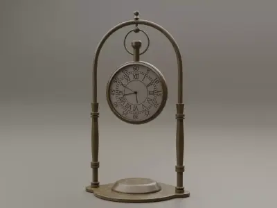 Desk clock 3D model