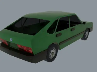 VW Passat LSE Low-poly 3D model