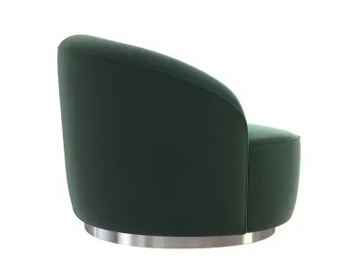   New Moon Sofa Vladimir Kagan curved sofa 3D model