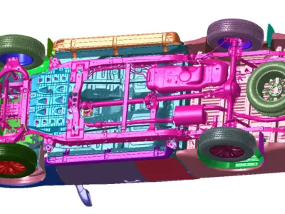 Mazda BT50 FSC 2021 Vehicle 3d scan data 3D model 3D model