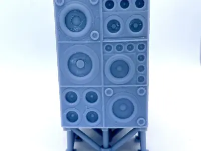 Boom Box Speakers 3D print model