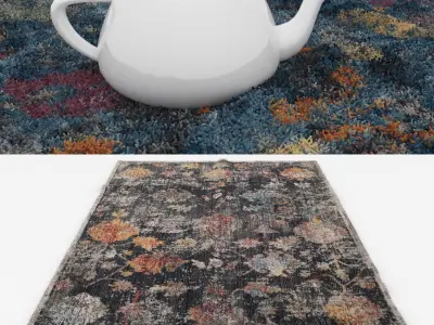 Rugs No 468 Low-poly 3D model
