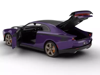 Dodge Charger SIXPACK Sema 2025 HQ 3d model 3D model