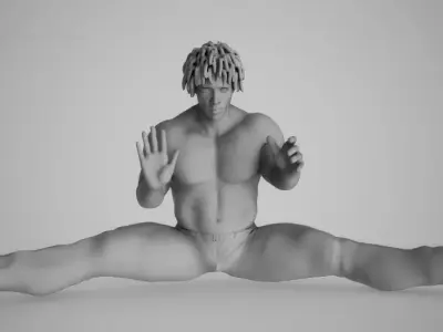 Karate Exercise 3D print model