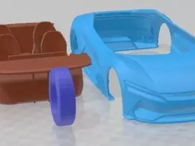 BYD e SEED GT 2019 Printable Car  3D print model