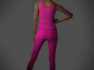 Basic woman clothes 3D model