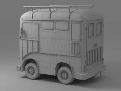 Cartoon Car Collection V1 3D model