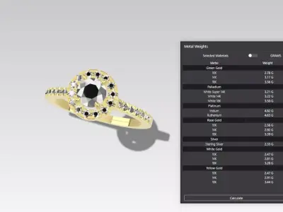 Halo Ring  3D print model