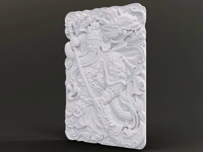 Warrior Relief 3D print model