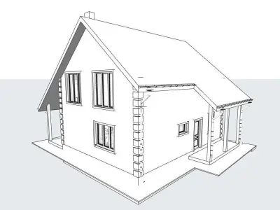 House construction 3D model