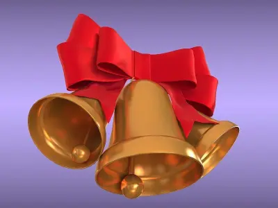 Christmas Holiday Bells 3D model