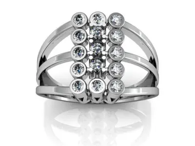 daimond ring Free 3D print model purchase