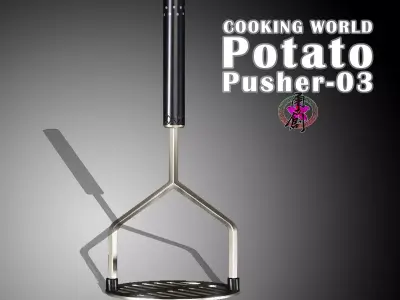 Cooking World - Potato Pusher-03 Low-poly 3D model