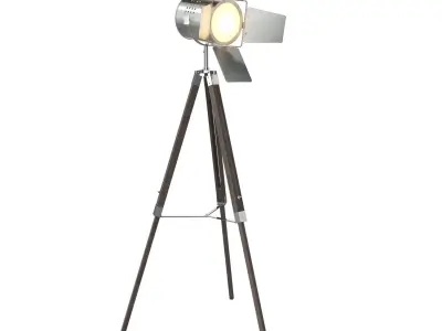 Floor Lamp - Adhil -  Low-poly 3D model