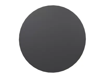 Circle Sticker v1 002 Low-poly 3D model