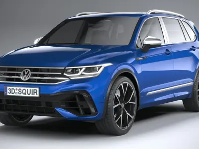 Volkswagen Tiguan R Allspace 2022 3D model