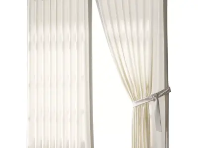 Curtains 06 3D model