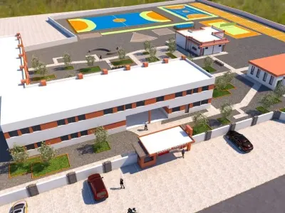 3D buildings and architecture models and landscapes 3D model