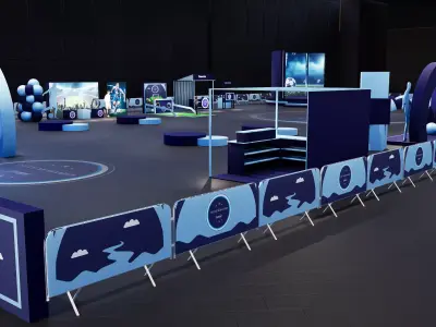 Event Low-poly 3D model