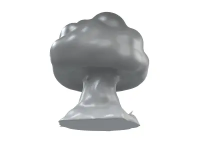 Explosion Icon v1 003 Low-poly 3D model