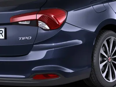 Fiat Tipo Station Wagon 2017 3D model