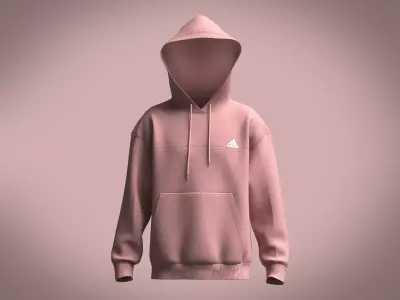 Adidas Stadium Fleece Badge of Sport Hoodie 3D model