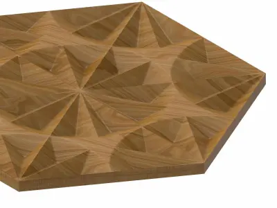 Decorative panel STL 3D model 54
