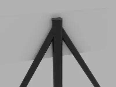 Net Basket Low-poly 3D model