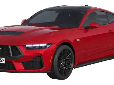 Mustang GT 2023 3D model