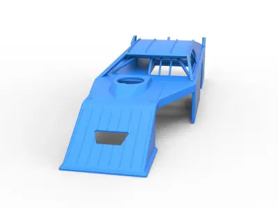 Shell of Asphalt Modified stock car V2 Scale 1 to 25 3D print model