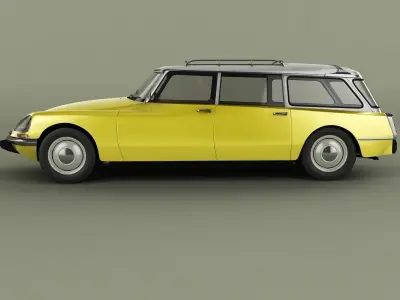 Citroen DS 21 Break 3D model