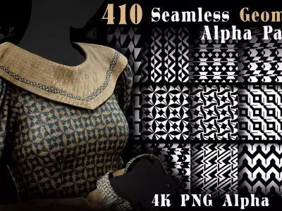 410 Seamless Geometric Pattern - Vol14 Texture