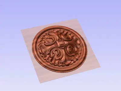 wood carving aa0002 3D model