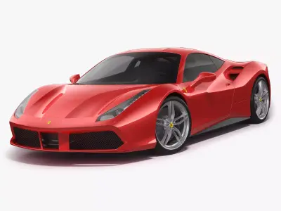 Ferrari 488 2020 3D model