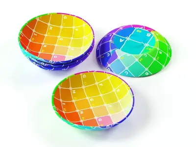 POLYPASTA - bloomingville - jules deep plate 3D model