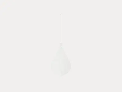 Alva Medium White Low-poly 3D model