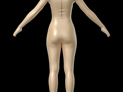 Women sportswear package 5 3D model