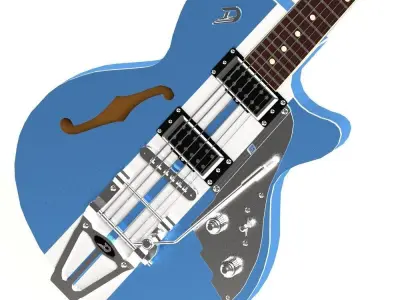 Duesenberg Electric Guitar Free 3D model