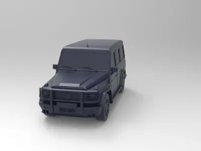 Mersedes Benz G500  3D print model