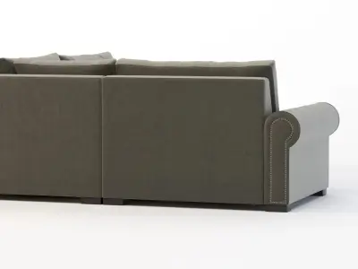 Lebanon Modular Sectional Corner Left Arm Sofa Darby Home Co 3D model