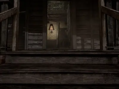 UE4 UE5 Abandoned wooden house modular V01 Basic package  Low-poly 3D model