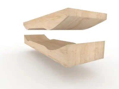 Skateboard mold mellow concave- Ready to be milled 3D model