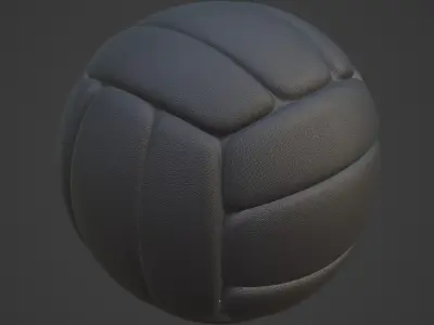 Simple Volleyball Ball 09 3D model