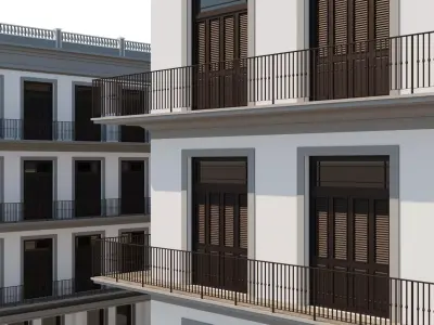 OLD BUILDING 201 MORGAN STREET  3D model