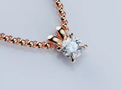 Diamonds Pendant Set 01 3D print model