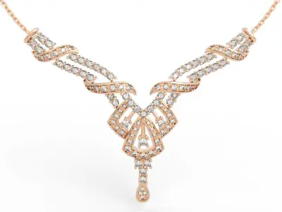 Mesmerizing Geometric Necklace 3D print model